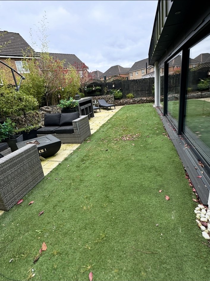 Stepps: Before · old decking